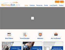 Tablet Screenshot of businessexit.com